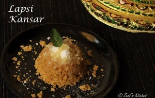 Traditional Gujarati Lapsi Recipe | Churma Lapsi | Kansar | Gujarati Sweet Pudding