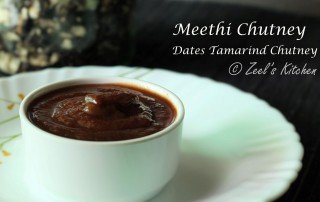 Meethi Chutney | Dates Tamarind Chutney | Imli Khajur Chutney | Indian Sweet and Sour Sauce