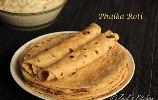 Phulka Roti | Chapati Recipe | Indian Puffed Flat Bread Recipe