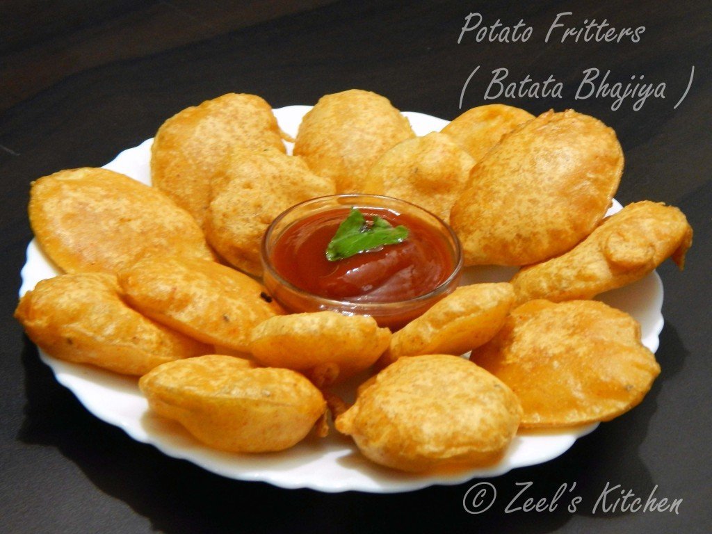 Potato Fritters Batata Bhajiya Recipe Zeels Kitchen 