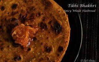 Tikhi Bhakhri | Masala Paratha | Spicy Whole Wheat Indian Flatbread Recipe