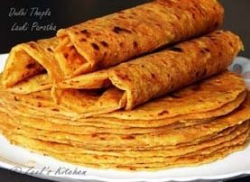 Dudhi Thepla Lauki Paratha_13