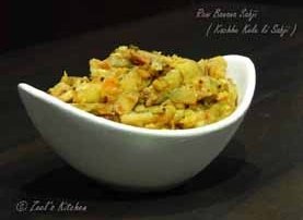Raw Banana Sabji