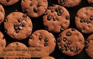 Eggless Chocolate Cookies
