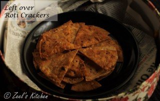 Leftover Roti Crackers | Chapati Crackers | Indian Tortilla Baked Chips