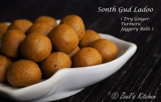 Sonth Gud Ladoo / Sonth Gur Ki Goli / Immunity-Boosting Balls / Dry Ginger Turmeric Jaggery Balls