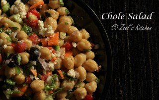 Chole Salad | White Chickpea Salad | Kabuli Chana Salad Recipe