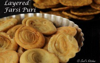 Layered Farsi Puri | Padvali Farsi Poori | Crunchy Flaky Indian Deep-Fried Bread | Verki Puri Recipe