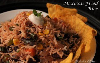 Vegetarian Mexican Fried Rice Recipe - Indian Restaurant style