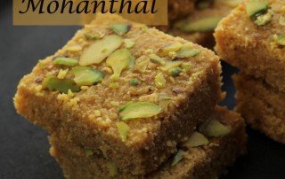 Traditional Gujarati Mohanthal Recipe | Gujarati Mohanthal Recipe | Gram Flour Fudge