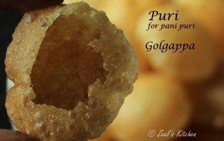 Puri for Panipuri Recipe | How to make puri for pani puri at home | Zeel’s Kitchen