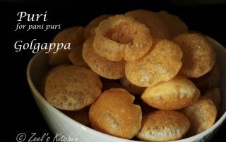 Puri for Panipuri Recipe | How to make puri for pani puri at home | Zeel’s Kitchen