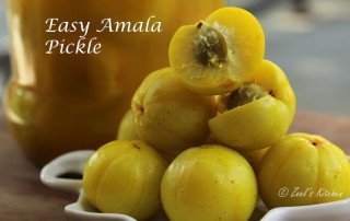 Easy Amala Pickle | Athela Amla | Indian Gooseberry in Brine Recipe