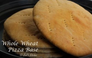 Whole wheat pizza base | Wholesome Pizza Base | Homemade Pizza Base