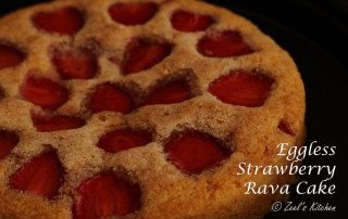 Eggless Strawberry Rava Cake | Eggless Strawberry Suji Aata Cake | Eggless Strawberry Rava Cake with Whole Wheat Flour