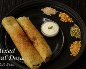 Mixed Dal Dosa Recipe | Mixed Dal Dosa Recipe without Rice | Healthy Protein-Rich Dosa