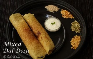 Mixed Dal Dosa Recipe | Mixed Dal Dosa Recipe without Rice | Healthy Protein-Rich Dosa